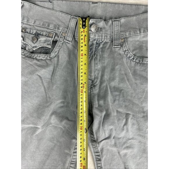 True Religion Shorts Men’s 34 Straight Cut Off Dual Duty Smoke Pocket Flap Gray - Picture 5 of 11